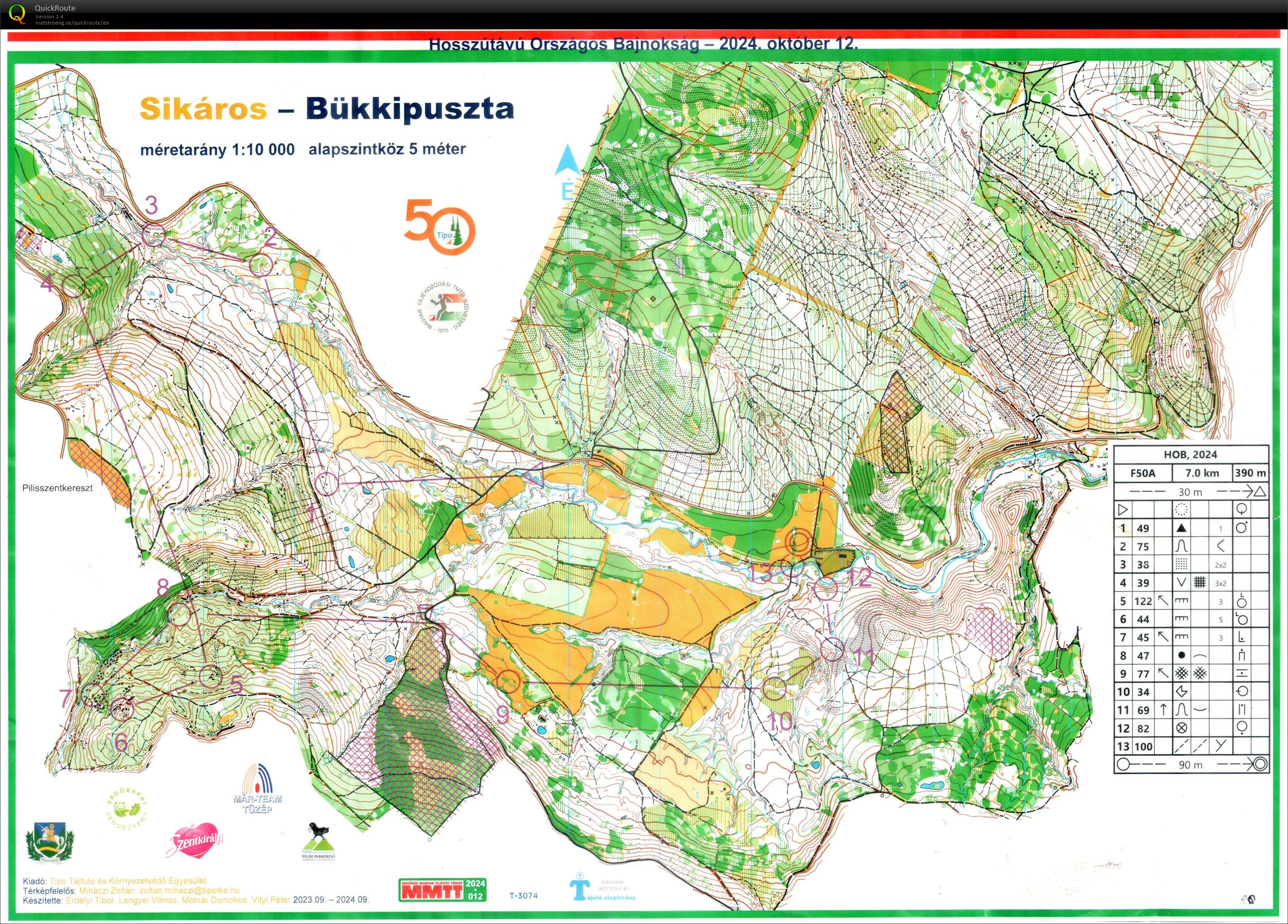 Hosszútávú OB (2024-10-12)